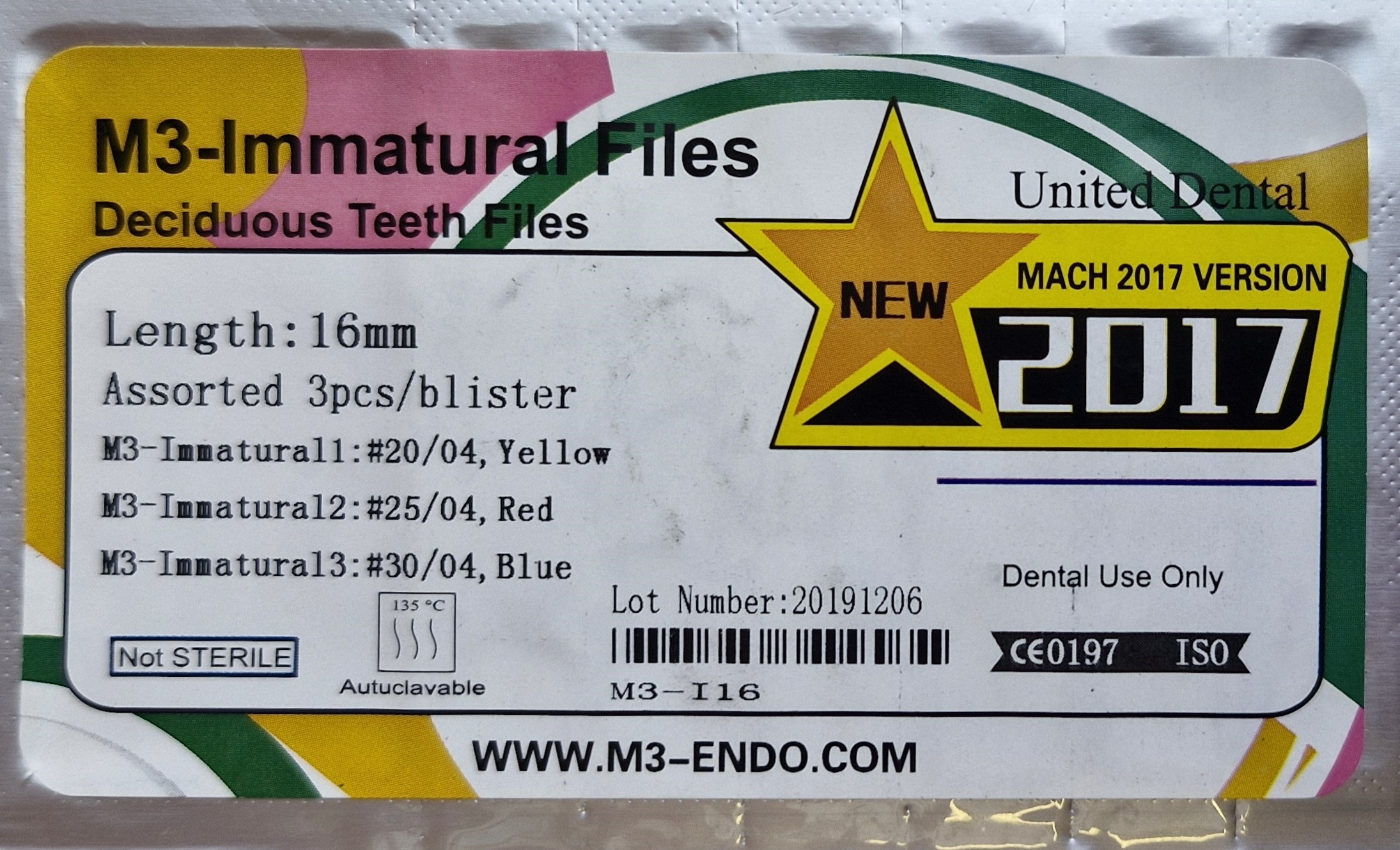 M3 Immatural Rotary File (3 PCS)